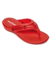 Minnetonka Women's Silverthorne Prism Thong Sandals Women's Shoes In Burgundy