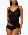 Hanky Panky Signature Lace V-front Camisole In Black