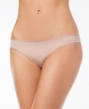 Dkny Litewear Low-rise Mesh-trim Bikini Underwear Dk5002 In Shell