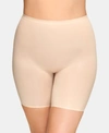 Wacoal Beyond Naked Cotton Blend Thigh Shaper Shorts In Sand