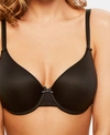 Chantelle Basic Invisible Memory Foam T-shirt Bra In Black