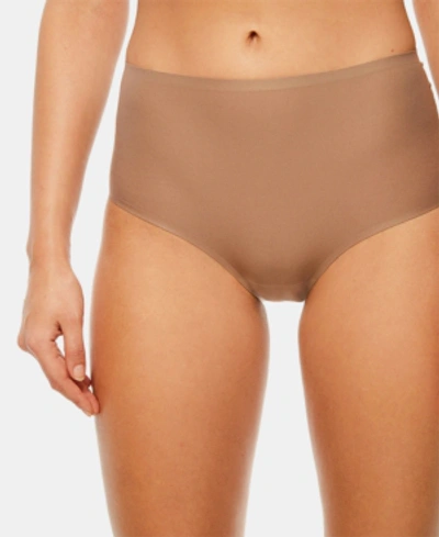 Chantelle Soft Stretch One-size Seamless Brief Underwear 2647 In Coffee Latte