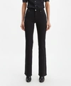 Levi's Ribcage High Waist Bootcut Jeans In Soft Black