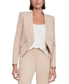 Bcbgmaxazria Lloyd Asymmetrical Open-front Blazer In Petal