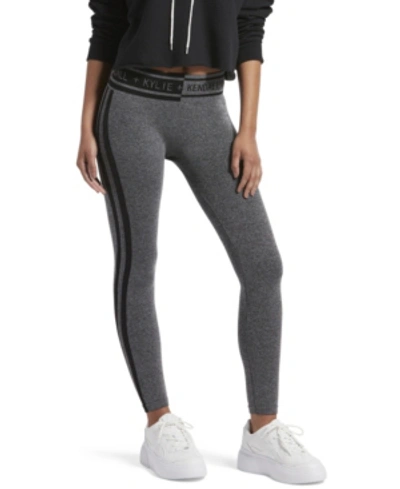 Kendall + Kylie Blocked Seamless Leggings In Grey