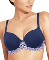 Wacoal Embrace Lace Contour Bra 853191 In Blue/purple