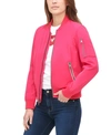 Levi's Women's Lightweight Zip-detail Bomber Jacket In Love Potion