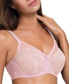 Wacoal Retro Chic Full-figure Underwire Bra 855186, Up To I Cup In Light Lilac