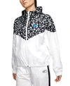 NIKE WOMEN'S SPORTSWEAR HERITAGE FLORAL-PRINT WINDBREAKER