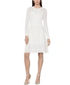 BCBGMAXAZRIA POINTELLE SWEATER DRESS