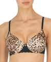 Natori Bliss Perfection All Day Underwire Contour Bra In Leopard Print