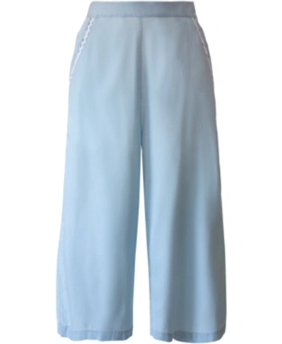 Bcbgeneration Chambray Culotte Pants In Light Wash