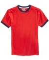 TOMMY HILFIGER TODDLER BOYS CONTRAST TRIM KEN T-SHIRT