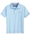 Tommy Hilfiger Toddler Boys Ivy Stretch Polo Shirt In Capri Blue