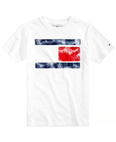 Tommy Hilfiger Kids' Toddler Boys Tommy Flag Graphic-print T-shirt In White
