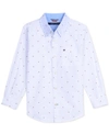 Tommy Hilfiger Baby Boys Printed Cotton Shirt In White