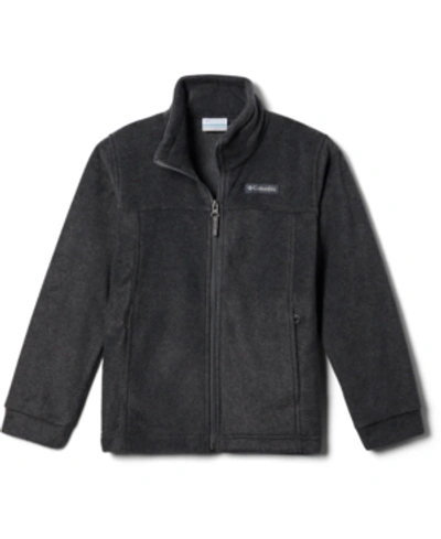 Columbia Big Boys Steens Mt Ii Fleece Jacket In Charcoal Heather