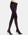 Natori 2-pack Revolutionary Seamless Opaque Tights In Black