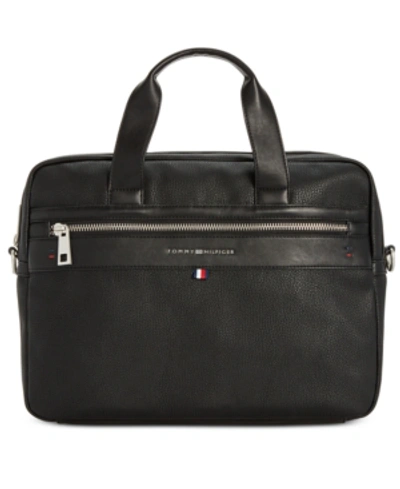 Tommy Hilfiger Leo Briefcase Bag-black