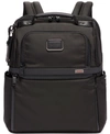 Tumi Black Alpha 3 Slim Solutions Brief Backpack In Dark Gray