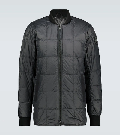 Canada Goose Harbord Quilted Shell Down Bomber Jacket In Black