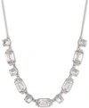 GIVENCHY PAVE & STONE COLLAR NECKLACE, 16" + 3" EXTENDER