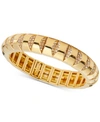 KATE SPADE GOLD-TONE PAVE STRETCH BRACELET