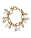 LAUNDRY BY SHELLI SEGAL LAUNDRY BY SHELLI SEGAL TOGGLE BRACELET WITH PEARLS