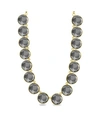 KENSIE CHARCOAL CIRCLE STONE NECKLACE