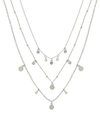 Ettika Multistrand Necklace In Silver