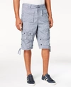 SEAN JOHN MEN'S BIG & TALL 15" CLASSIC FLIGHT CARGO SHORTS
