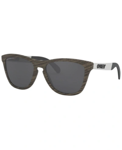 Oakley Polarized Sunglasses, Oo9428 55 Frogskins Mix In Prizm Black Polarized