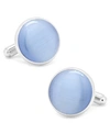 Cufflinks, Inc Cats Eye Cufflinks In Blue