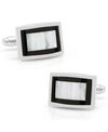Cufflinks, Inc Mother-of-pearl Cuff Links In Black