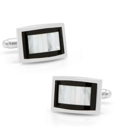 CUFFLINKS, INC ONYX AND MOTHER OF PEARL KEY CUFFLINKS