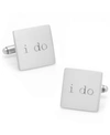 Cufflinks, Inc Wedding Series I Do Cufflinks In Silver