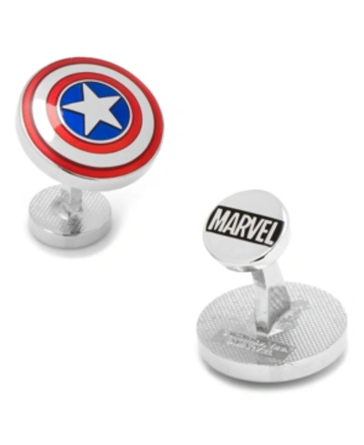 Cufflinks, Inc Avengers Captain America Shield Cufflinks In Multi