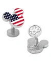 CUFFLINKS, INC STARS AND STRIPES MICKEY MOUSE CUFFLINKS