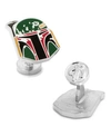 CUFFLINKS, INC BOBA FETT DISTRESSED HELMET CUFFLINKS