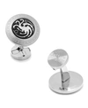 Cufflinks, Inc Targaryen Filigree Stainless Steel Cufflinks In Black