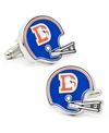 Cufflinks, Inc Retro Denver Broncos Helmet Cufflinks In Blue