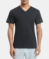 Calvin Klein Men's 5-pack Cotton Classics V-neck Undershirts, Created For Macy's In Black