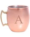 Bey-berk Monogrammed Moscow Mule Mug In 'a'