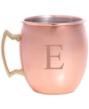 BEY-BERK MONOGRAMMED MOSCOW MULE MUG