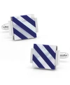 CUFFLINKS, INC FLOATING MOTHER OF PEARL STRIPED CUFFLINKS