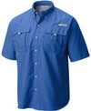 Columbia Men's Big & Tall Bahama Ii Short Sleeve Shirt In Vivid Blue