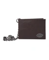 DICKIES SECURITY LEATHER SLIMFOLD MEN'S WALLET WITH CHAIN