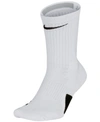Nike Elite Basketball Crew Socks In White/black