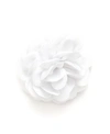 Hook + Albert Hook And Albert Dahlia Lapel Flower In White