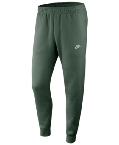 Nike Sportswear Classic Club Fleece Jogger In Galactic Jade,galactic Jade,white